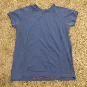 athleta girl power up blue t-shirt!